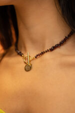Колие Psalm 50:12 Garnet